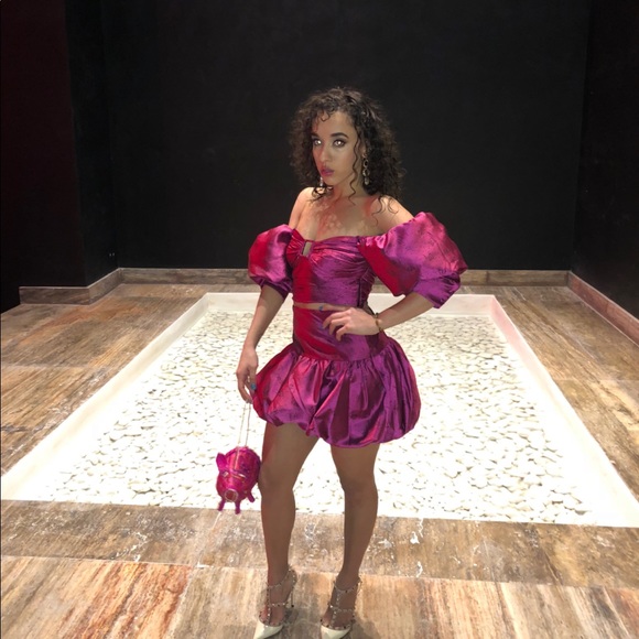 Majorelle Elena Mini Skirt-Charleston Top fuchsia - Picture 4 of 5